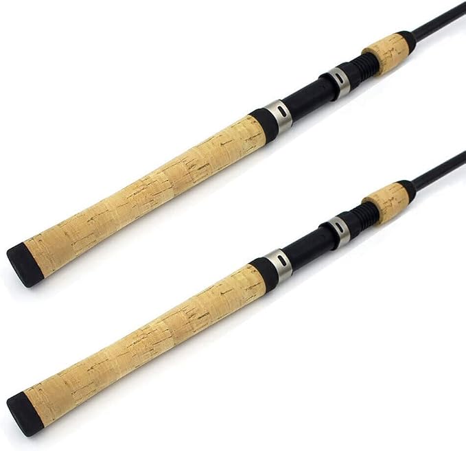 TEAMWILL 2PACKS Spinning Fishing Rod Building Repair Composite Cork Handle Grip and Reel Seat