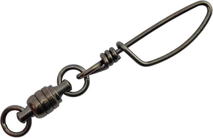 American Fishing Wire Stainless Steel Ball Bearing Snap Swivels with Double Welded Rings