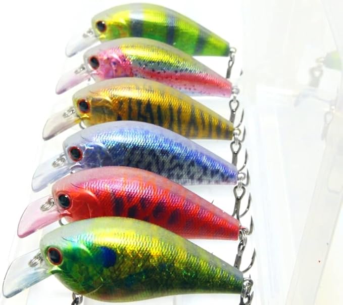 Minnow Crankbait for Bass Fishing Bass Lure Jerkbait Fishing Lures and Tackle Box