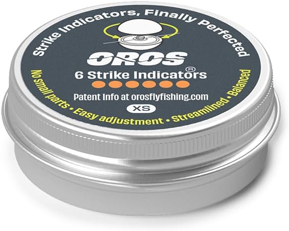 Oros Strike Indicators for Fly Fishing, Reusable Foam Nymph Indicators, High Visibility Trout Fishing Float, Assorted Sizes