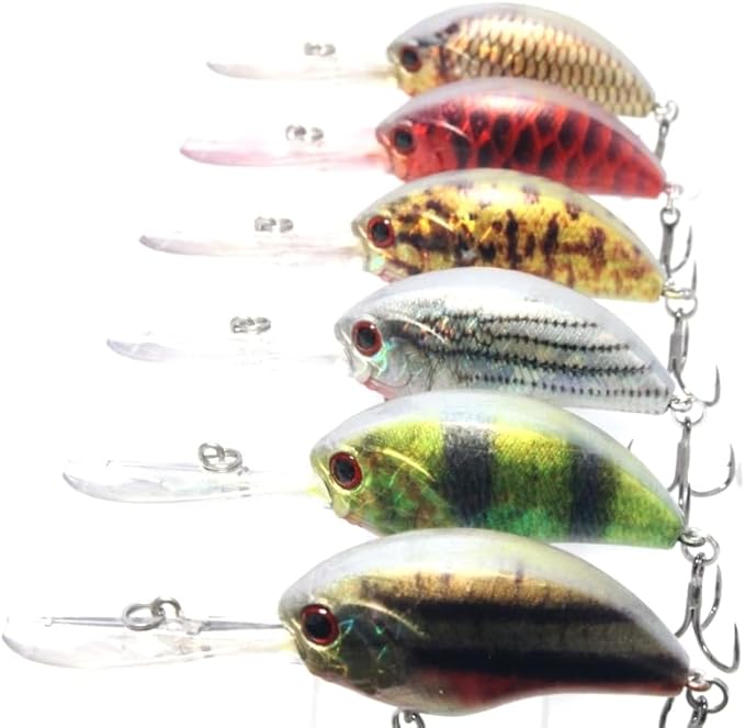 Minnow Crankbait for Bass Fishing Bass Lure Jerkbait Fishing Lures and Tackle Box