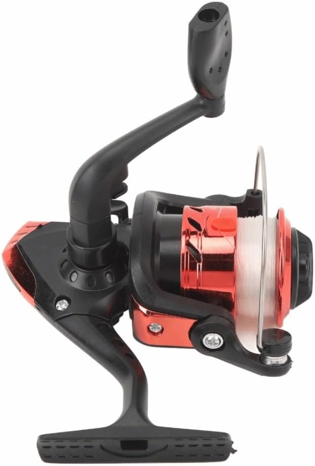 200-size with Pre-Spooled Line, Left Right Interchangeable Handle, 5.2:1 Gear Ratio Closed Face Fishing Reel for Freshwater, Lake and Outdoor Fishing