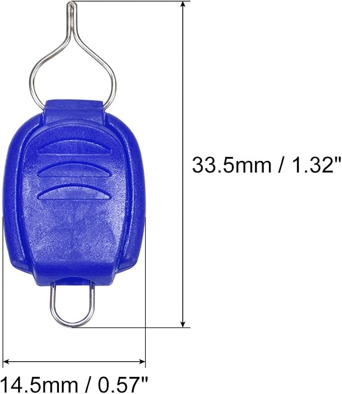 PATIKIL Fishing Line Holders, Baitcasting Reel Fishing Line Holder Clip Buckle Stopper Line Keeper Accessories