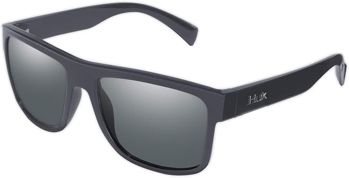 HUK Sunglasses, Polarized Lens Eyewear with Performance Frames, Fishing, Sports & Outdoors Sunglasses