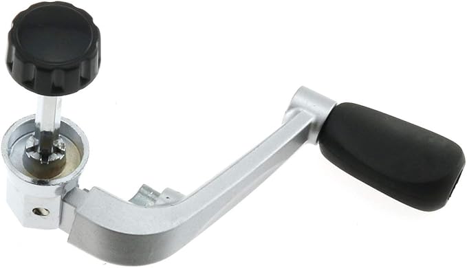 E-outstanding Fishing Reel Crank Rotary Knob Power Handle for Spinning Reel Replacement Grip Parts, Middle Size Type 1000-4000 (Hex Core Length 2.5cm, Diagonal 5mm, Opposite Side 4.5mm)