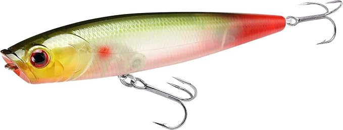 LUCKY CRAFT Gunfish 115NF Top Water Bass Fishing Lures, 4.5” Floating Lure with Cupped Mouth, Freshwater Trout and Bass Lures Fishing Gear, Accessories for Tackle Box