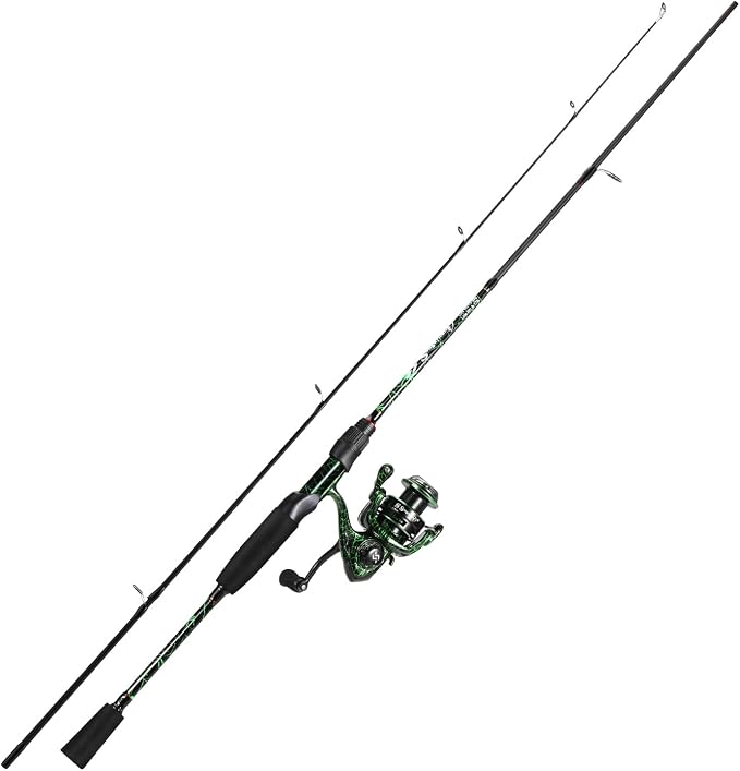 Sougayilang Fishing Rod Combo, Baitcasting&Spinning Reel with IM6 Graphite Blank Rods