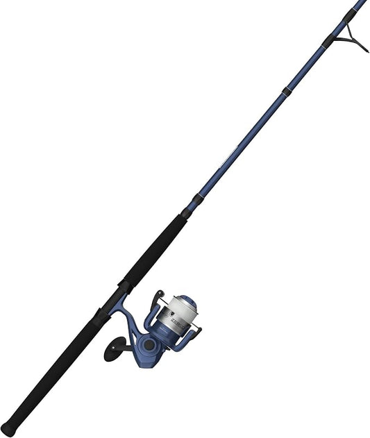 Zebco Blue Runner Spinning Reel and Rod Combo, 2-Piece Fishing Rod