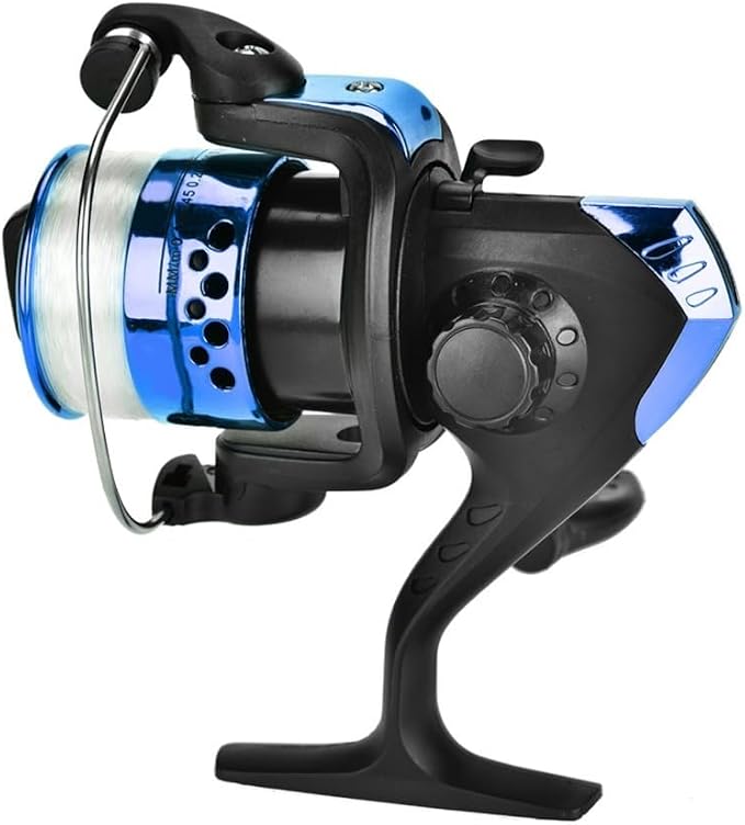 Fishing Reels Baitcasting Fixed Spool Reel Powerful Carp Fishing Reel Spinning 5.2: 1 Gear Ratio Fishing Reel Tackle Accessory Freshwater/Saltwater Use