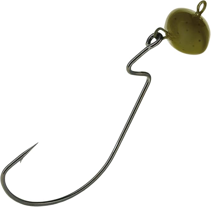 Reaction Tackle Football Swing Jig - Wobble Head Jig for Deep Water & Rocky Terrain Fishing | Enhanced Bait Action, Versatile Soft Plastic Lure - 5 per Pack