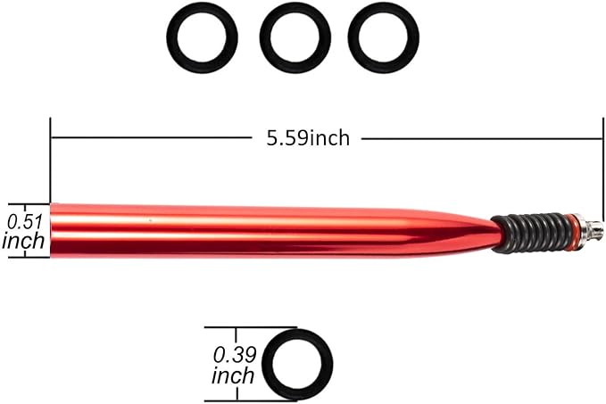 Wacky Rigging Tool, Fishing Bait Rigs, Wacky Rig Ring Tool with 70PCS Worm O-Rings, Wacky Worm Kit for Senko Neko Finesse Stick Soft Baits