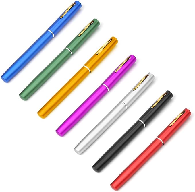 Telescopic Fishing Rod Reel Combo Lightweight Fishing Rod Spin Reel System for Freshwater Saltwater Mini Pen Fishing Pole Kit