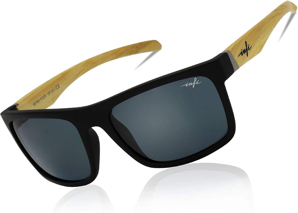 INFI Fishing Polarized Sunglasses for Men Driving Running Mirrored Glasses UV400 Protectiont