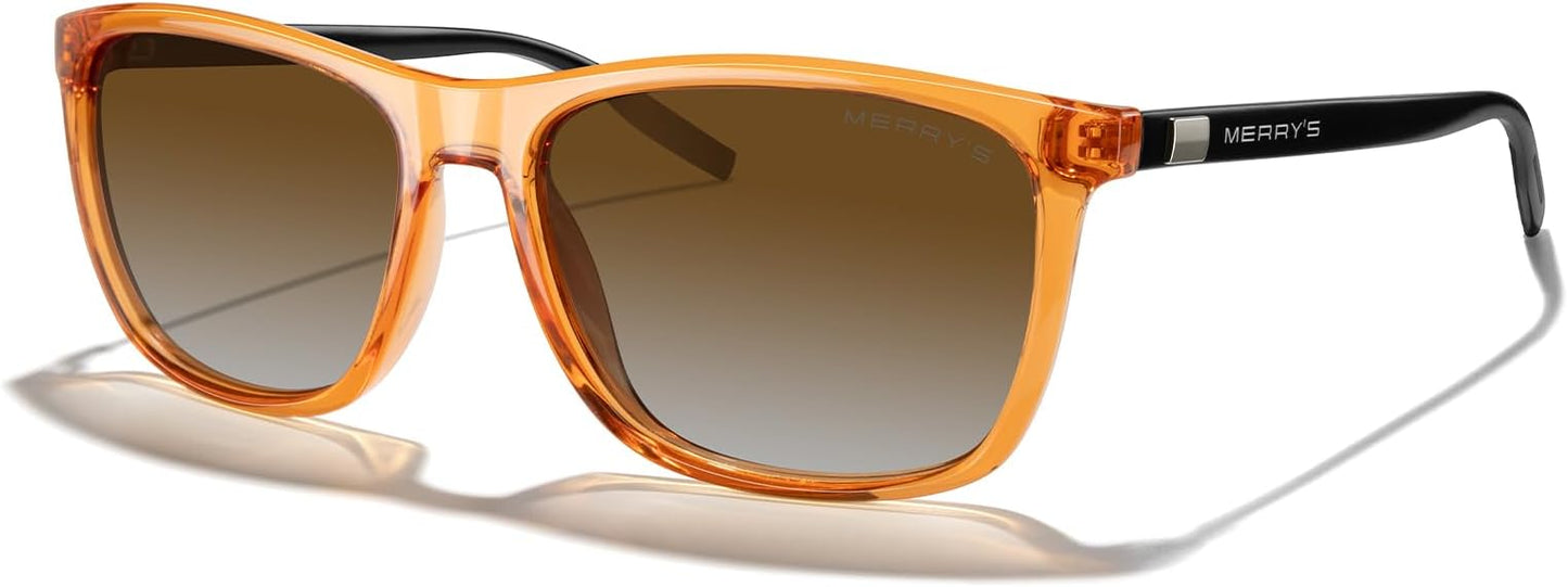 MERRY'S Unisex Polarized Aluminum Sunglasses Vintage Sun Glasses For Men/Women S8286
