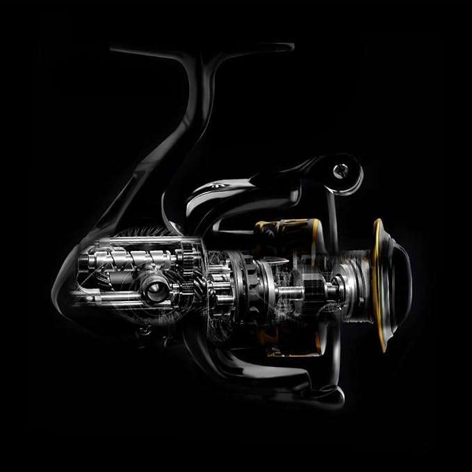 SANLIKE Spinning Reel Fishing Reel for Saltwater or Freshwater | Carbon Fiber 40.5 Lbs Max Drag 7+1 Stainless BB Ball Bearing 5.2:1 Gear Ratio Size 3000