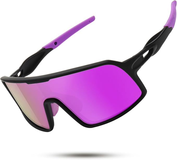 SEKKAF Polarized Sports Sunglasses for Men and Women Cycling Glasses UV Protection Goggles for Mountain Bike Running Fishing