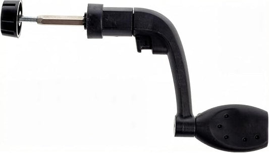 Fishing Reel Handle, Black Nylon, Universal Fit for Saltwater and Freshwater Spinning Reels, Non-Slip Grip