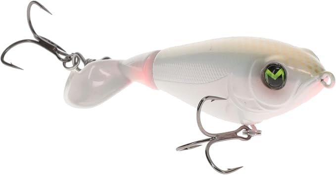 Lew's Mach Baits Patroller Propeller Bait Fishing Lure, Topwater Propeller Bait, Rotating Tail Section, Sound Chamber