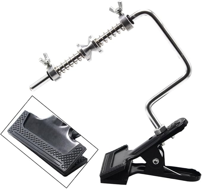 NOLITOY Fishing Line Winder with Clip Spinning Reel Line Spooler for Fishing Reels Multi-Rotate Spool Holder to Reduce Twist Compact Fishing Accessories Tool for Pole Mount