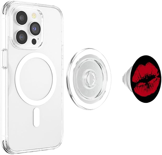 Lips Pop Phone Grip for Smartphones & Tablets PopSockets PopGrip for MagSafe