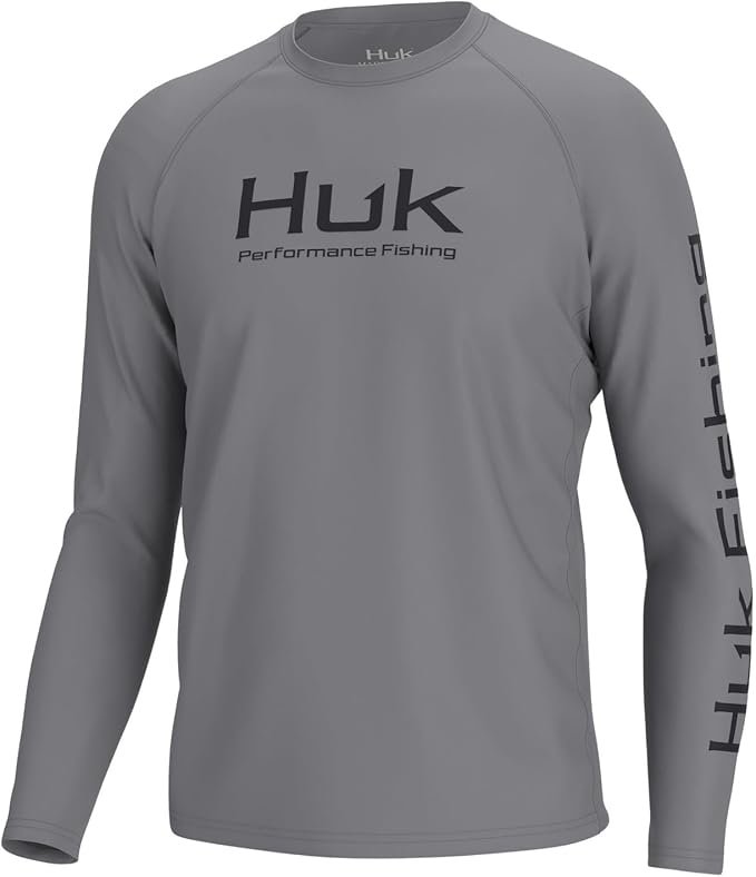 HUK Men's Pursuit Vented Long Sleeve Fishing Shirt (+30 UPF)