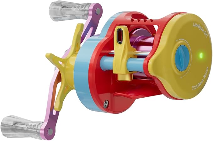 DC Baitcaster Reel, 3 Modes Digital Control Trolling Reel, 5.47oz Ultralight Baitcasting Reels, Max Drag 11LB, 7.2:1, 5+1BB, Freshwater Saltwater Fishing Reels