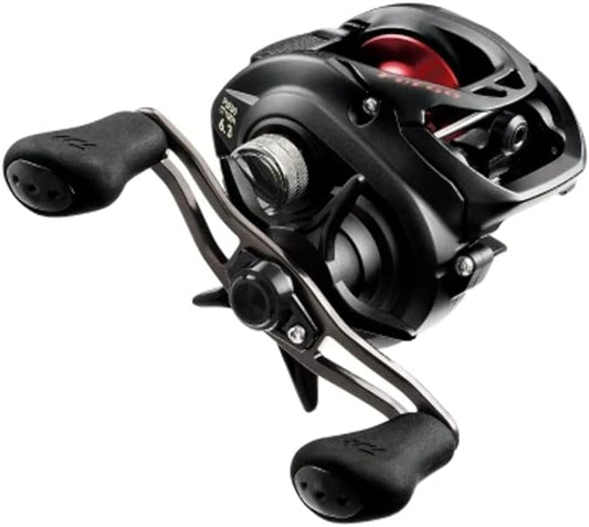 Daiwa Fuego CT Low Profile Baitcasting Reel – Aluminum CT Frame, Air Rotation System & Magforce Braking, Left/Right Hand Options