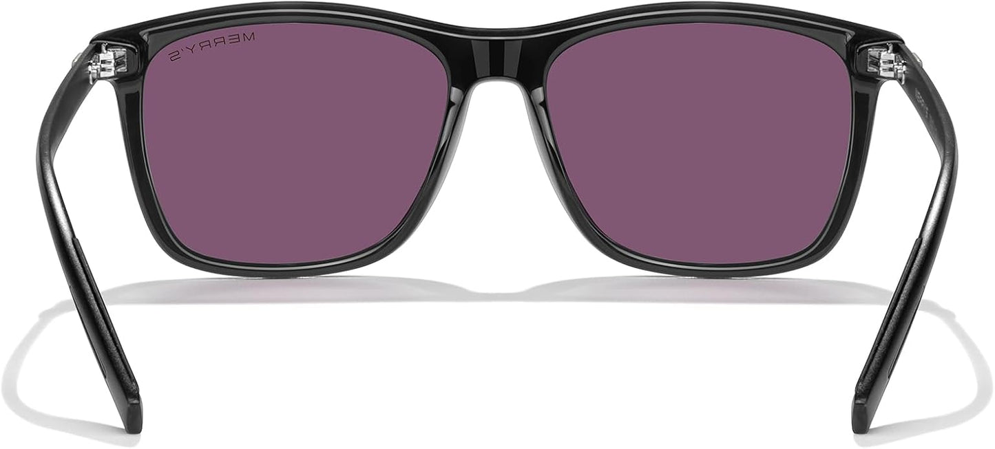 MERRY'S Unisex Polarized Aluminum Sunglasses Vintage Sun Glasses For Men/Women S8286