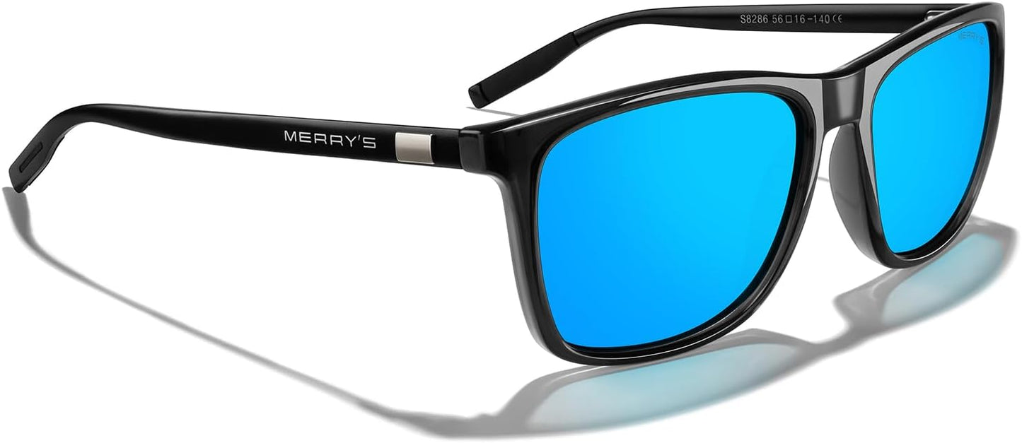 MERRY'S Unisex Polarized Aluminum Sunglasses Vintage Sun Glasses For Men/Women S8286
