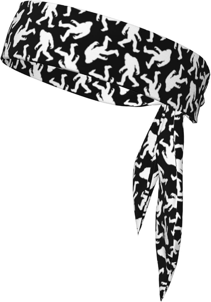 Sports Tie Headbands for Men Women, Adjustable Ninja Karate Head Band Headband for Basketball, Running, Tennis, Yoga