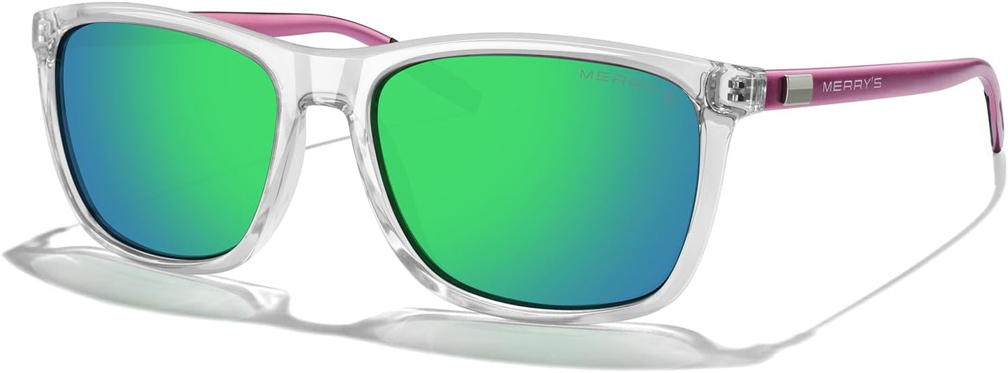 MERRY'S Unisex Polarized Aluminum Sunglasses Vintage Sun Glasses For Men/Women S8286