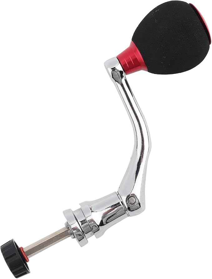 Ejoyous Fishing Reel Handle Replacement, Reel Replacement Power Handle, Metal Hex Trunk Rocker Arm Grip, Fishing Spin Reel Handle Grip Power Handle Reel Accessory