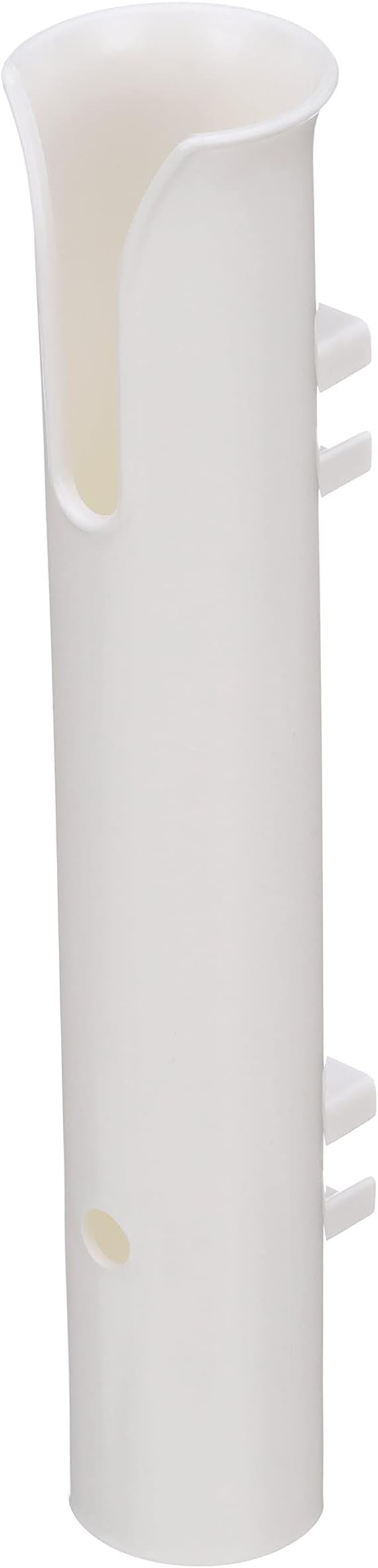 attwood 12708-2 PVC Rod Holder Storage, White PVC Construction, 9 Inches Long, Holds Rod Grips Up to 1 ¾-Inch Diameter, One Size