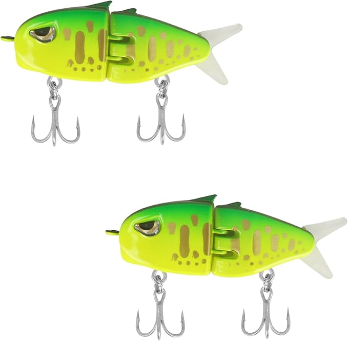 Popper Top Water Fishing Lure: Whopper Fishing Lures with Floating Rotating Tail Barb Treble Hooks Saltwater Freshwater for Bass