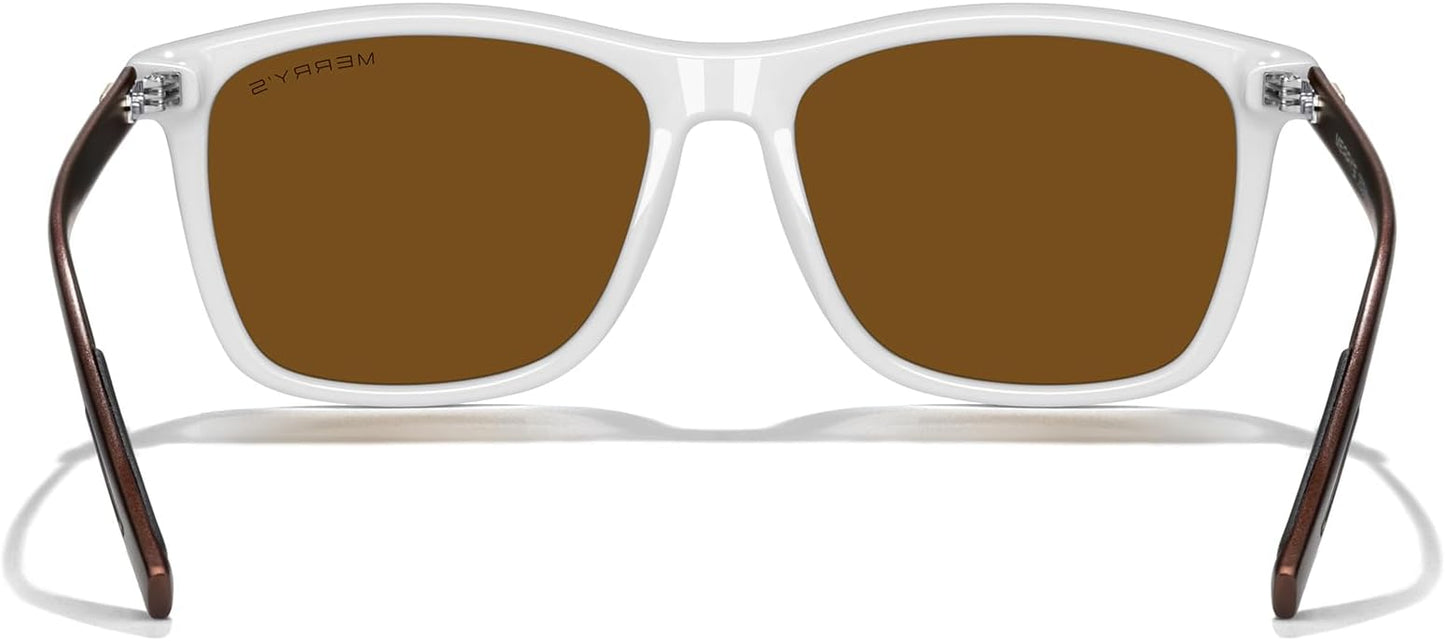 MERRY'S Unisex Polarized Aluminum Sunglasses Vintage Sun Glasses For Men/Women S8286