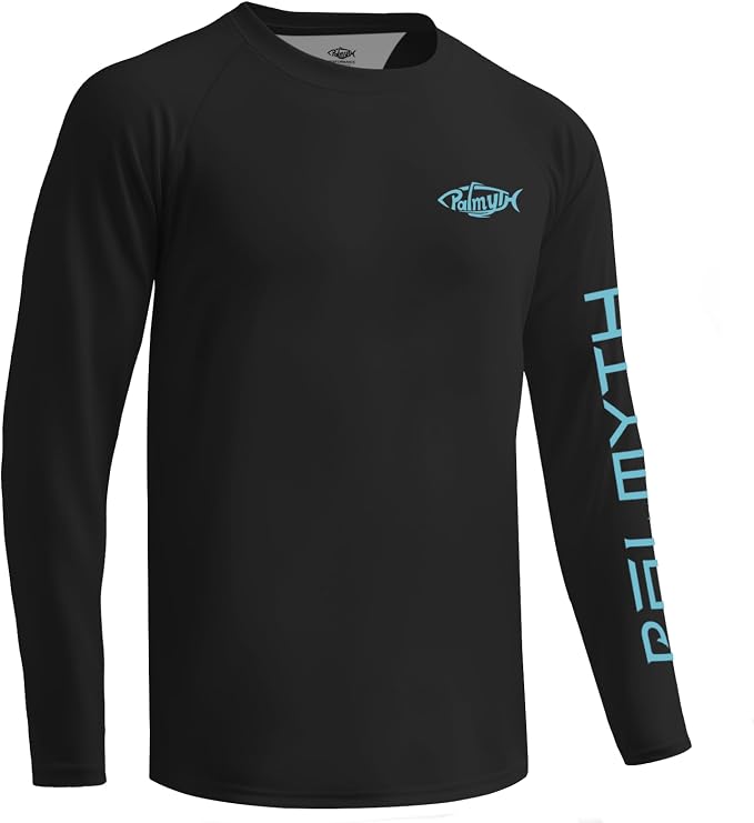 Palmyth Fishing Shirts for Men Long Sleeve UPF 50+ T Shirt Sun Protection Tee