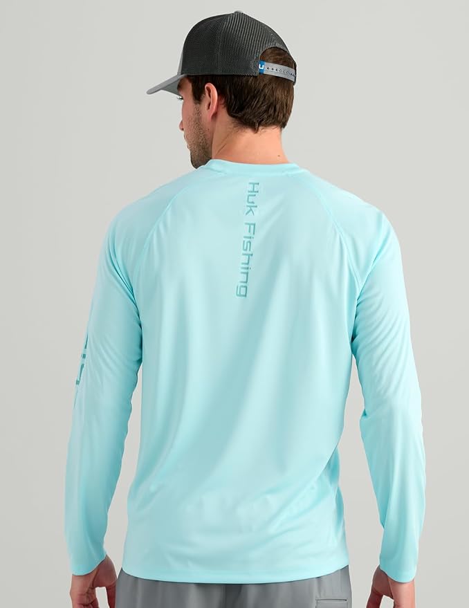 HUK Mens Pursuit Vented Long Sleeve, 30 UPF Fishing Shirt