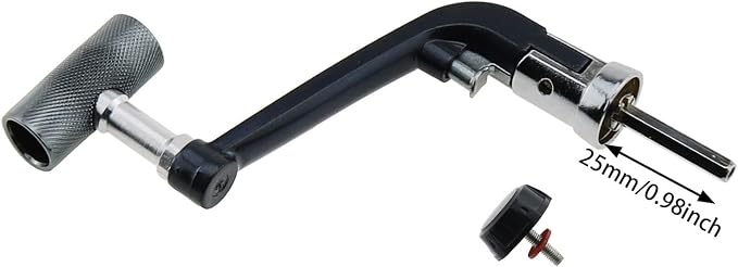 Fishing Reel Rotary Knob Power Handle 5000-7000 Series for Spinning Reel Grip Parts, Metal Handle