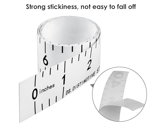 DS. DISTINCTIVE STYLE Fish Ruler Sticker 40-Inch Waterproof Adhesive Ruler Tape Fish Measuring Tape for Kayak, Boat, and Workbench
