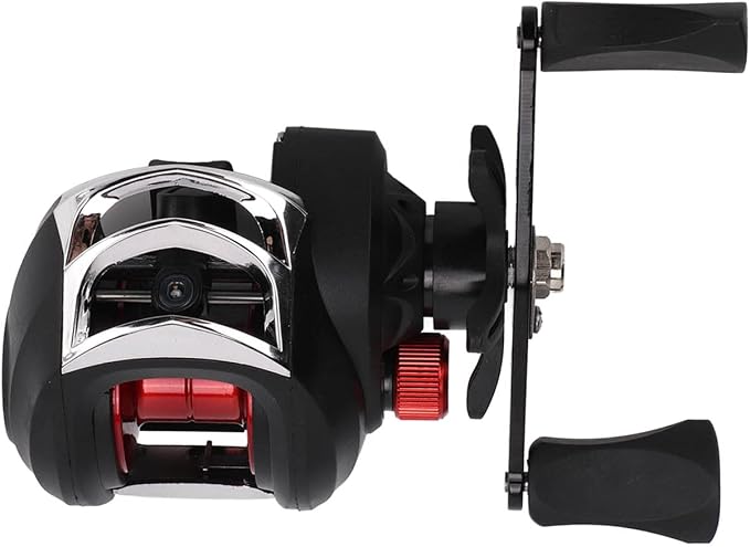 18+1BB Baitcasting Reel, Fishing Reel, Fishing Baitcasting Reels, Magnetic Brake Fishing Wheel Starlike Unloading Handle for Fishing (Right Hand)