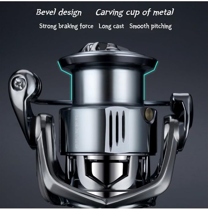 Fishing Lure YINYU Spinning Reel SPIKER Screw-in Type Carbon Double Handle Casting Farther Fishing reels