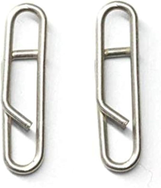 100pcs/pack Stainless Steel Power Clips Lure Clips Snaps Quick Change Fishing Lure Connector Kayak Drifting Fishing Fast Snaps Speed Clips