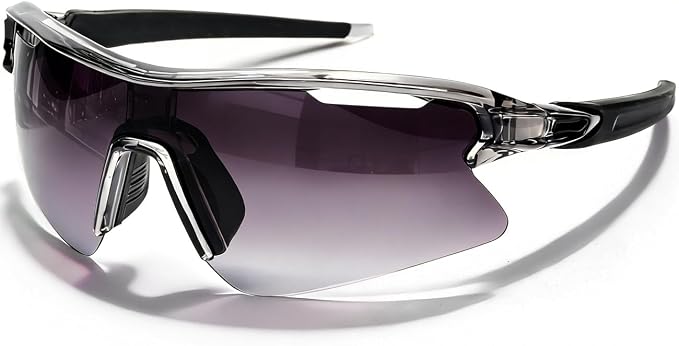 SEKKAF Polarized Sports Sunglasses for Men Women and Youth, UV400 Protection Ideal for Cycling Baseball Fishing Golf Running