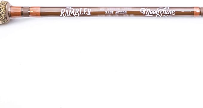 Moonshine Rod Company Fast Action Fly Fishing Rod – Carbon Fiber Graphite Rod with Zippered Travel Case – Drifter II, Vesper, Epiphany ESN, Outcast, Phantom & Rambler Series - 2WT up to 12WT Rods
