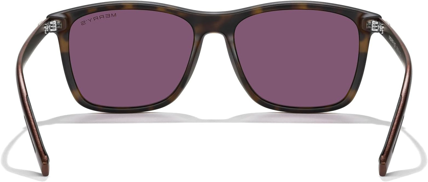 MERRY'S Unisex Polarized Aluminum Sunglasses Vintage Sun Glasses For Men/Women S8286