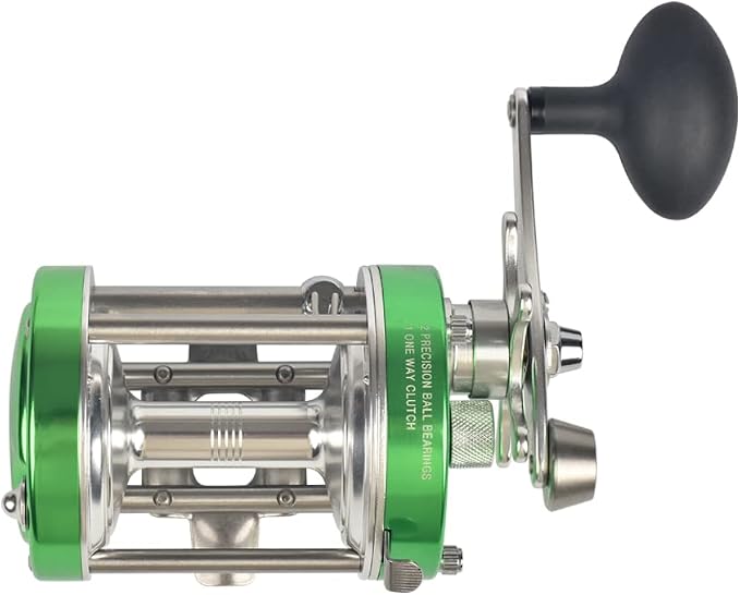 ANCIENT MARINER 6000 Round Baitcasting Fishing Reels, More Powerful Ancient Mariner Reels 6000 Catfish Striper, Right/Left Hand
