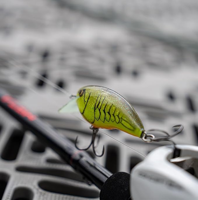 Rapala Ott's Garage Rocco Crankbait, Hard Bait, Bass Fishing Lure, Wide Wobble Action for Shallow Water, 2-1/2", Classic Craw