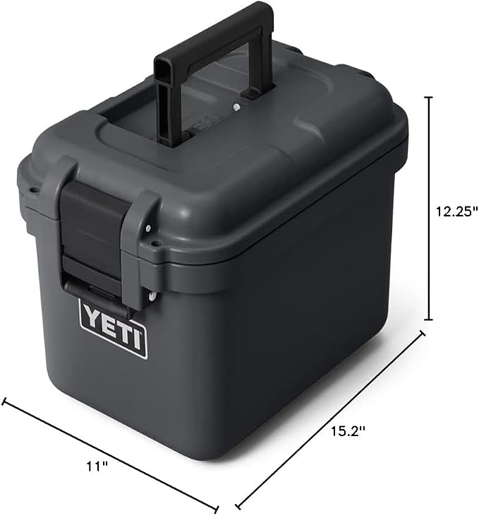 YETI LoadOut GoBox Collection, Divided Waterproof Cargo Case, Dry Box, Camera Case, Fishing Tackle Box