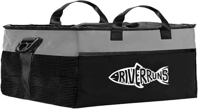 Riverruns Fishing Hunting Wader Bag with Vented Mesh, Waders Boots Bag, Fly Fish Storage Bag for Fishing, Hiking, Camping