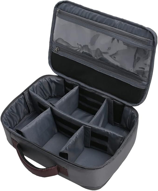 Kylebooker Fishing Reel Case – Travel Storage Bag with Adjustable Compartments for Fly Reels, Spinning Reels, Baitcasting Reel & Fishing Gear